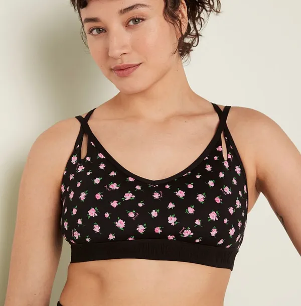 PINK - Victoria's Secret New ULTIMATE STRAPPY BACK LIGHTLY LINED SPORTS BRA - Image 2