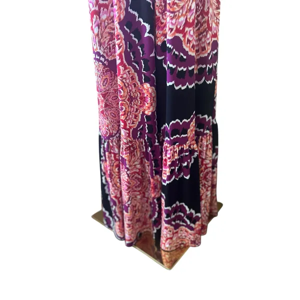 BISOU BISOU Baby Doll Boho Artsy Y2K Maxi Dress Crochet Halter 8 Michele Bonbot - Image 5
