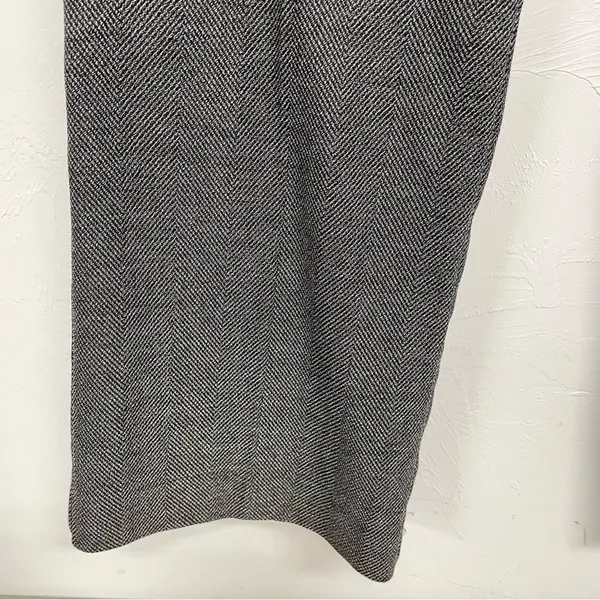 Ann Taylor Grey Wide Leg Dress Pants Trousers Womens 0P High Rise Slacks - Image 3