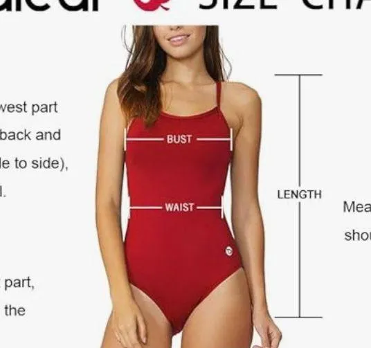 Baleaf Women's Athletic Training Adjustable Strap One Piece Swimsuit - Image 6