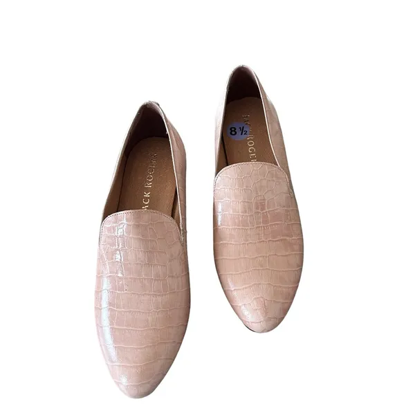 NEW Jack Rogers Audrey Croc Loafers Leather SZ-8.5 - Image 3