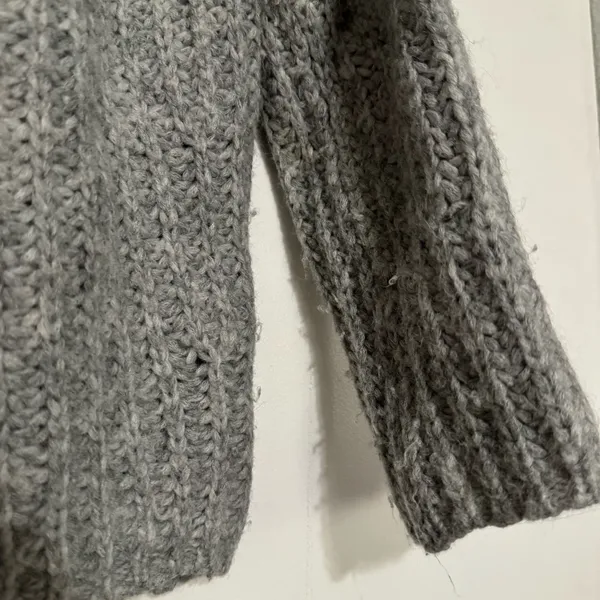 Nili Lotan Alpaca Wool Knit Grey Sweater Gray - Image 6