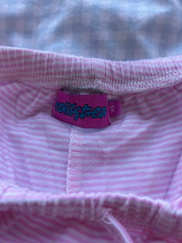 Edikted Pink Striped Pants - Image 4