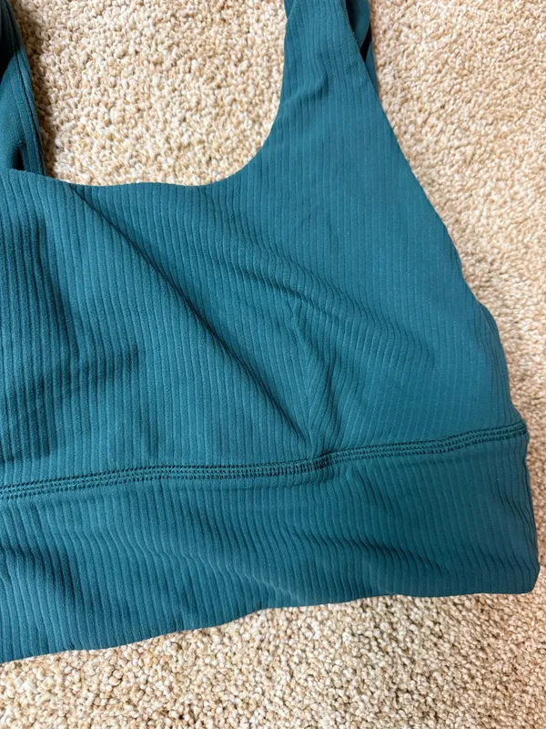 Green Lululemon Ribbed Set  - Image 5