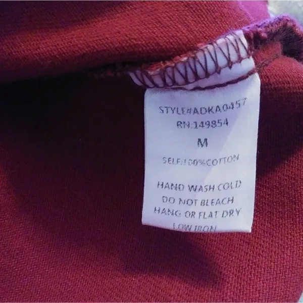NWT Sadie & Sage Red Distressed Denim Dress - Image 7
