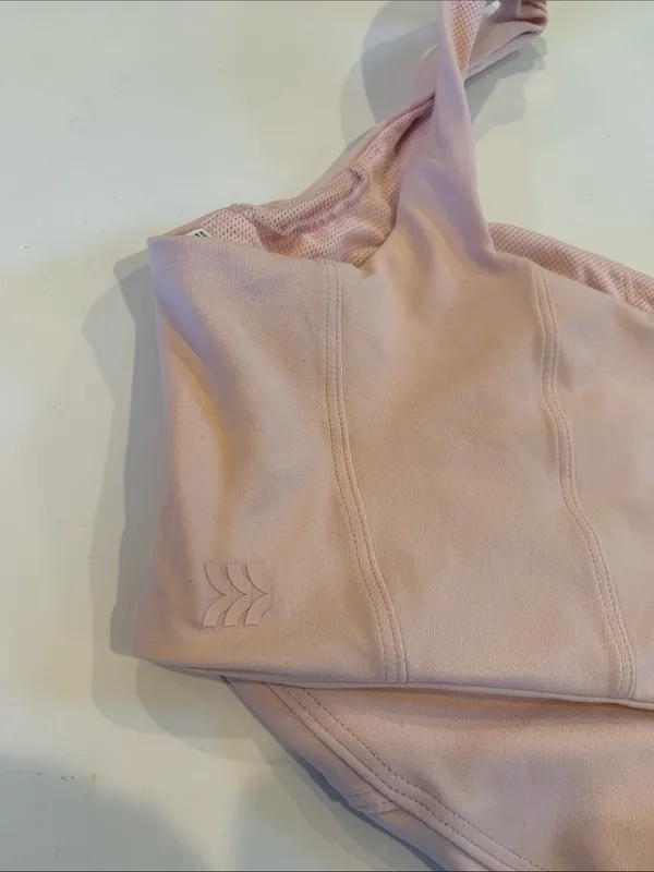 all in motion Womens Medium Light Pink Performance Cropped Tank Active Bralette - Image 7
