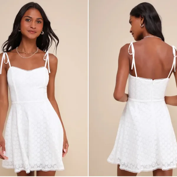 LULU's Bachelorette Engagement Bridal Shower Honeymoon Casual Brunch Mini Dress - Image 5