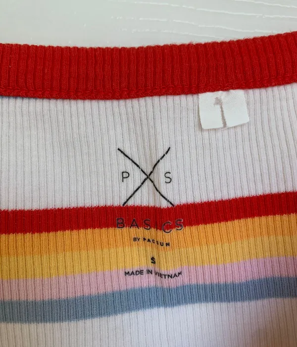 PacSun Rainbow Cropped Top - Image 5