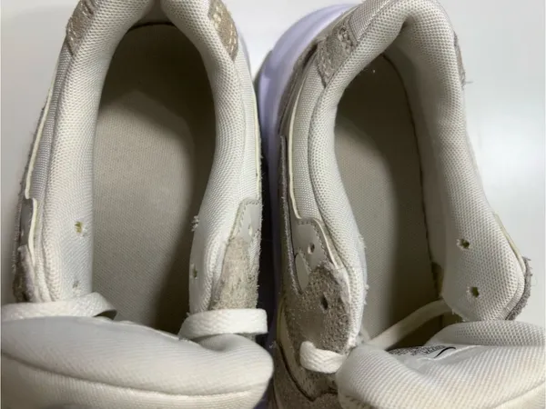 Nike AL8 Women’s White & Beige Mesh Chunky Sneakers size 7.5 - Image 6