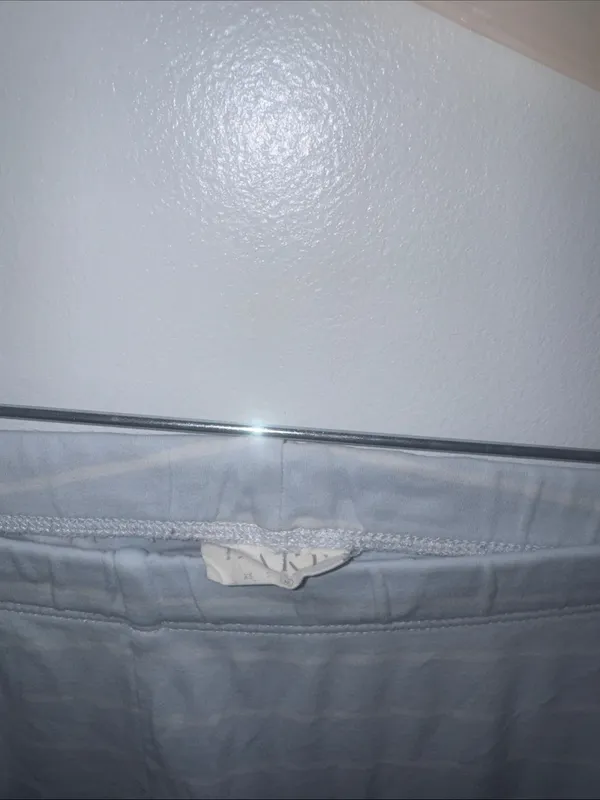 LAKE Light Blue Striped Full Length Pajama Pants - Image 4