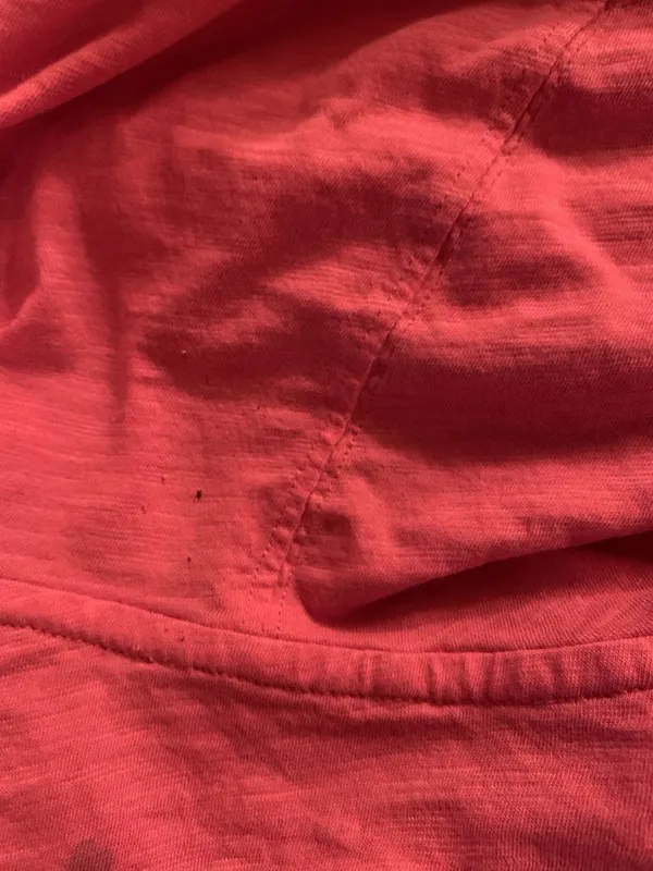 Vineyard Vines LIGHTWEIGHT Shirt Women's Pink Hoodie Tee Top Whale Sz M Coastal - Image 4