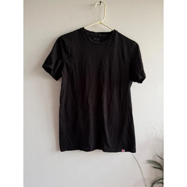 Diesel Mens Small Black Cotton Short Sleeve Crewneck Logo‎ T-Shirt 3160 - Image 2
