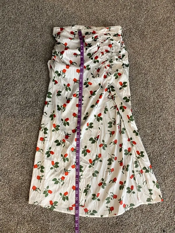 For Love & Lemons Love Song Satin Skirt Small - Image 5