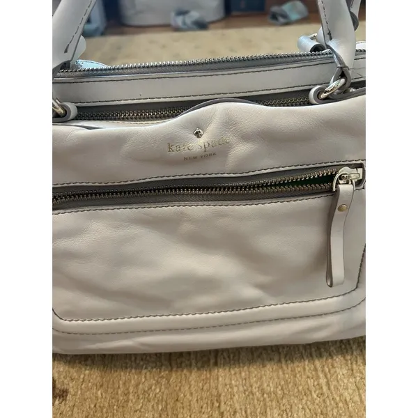 Kate Spade New York Mott Street Fisher Bag Cream Satchel Purse Chic Career - Image 4