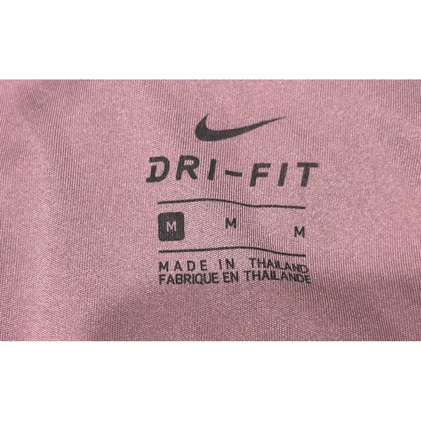 Nike Dri-FIT Women Tank Top Sz Medium Mauve Sleeveless Mesh Athletic Sports Run - Image 6