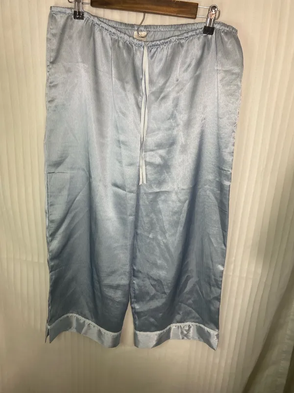 Secret Treasures Light Blue Satin Pajama Set - Image 7