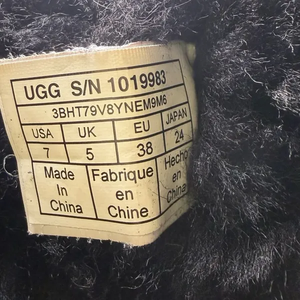 Ugg Daelynn Sheepskin Booties Womens Leather Bow Accent Shearling Winter Size 7 - Image 8