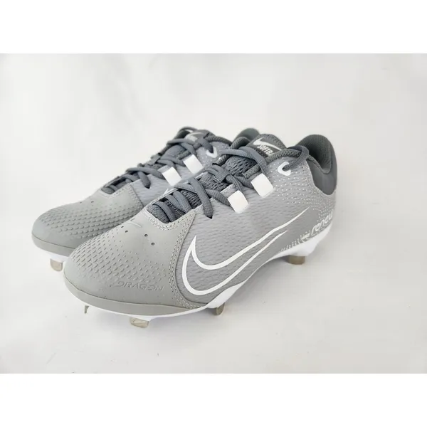 New Nike Hyper diamond‎ 4 Elite React Metal Softball Cleats Gray Womens Size 7 - Image 4