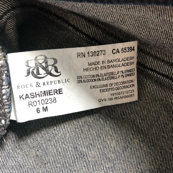 Rock & Republic Kashmiere Mid-Rise Skinny Jeans 6 - Image 10