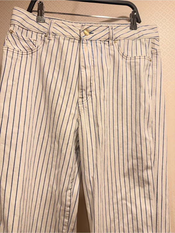 DL1961 Gisele Wide Leg High Rise Pants Size 30 - Image 10