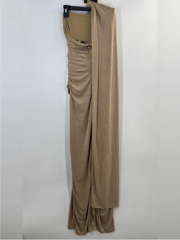 Tojha Iesha Maxi Dress in Champagne Beige AU8/US4 - Image 7