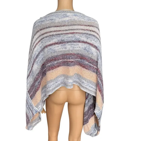 Free People Saturn Space Knit Poncho Sweater - Image 8