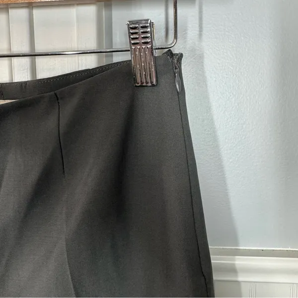 Emporio Armani‎ Vintage Green Wide Leg Wool Dress Pants Size 38 US size 2 office - Image 6