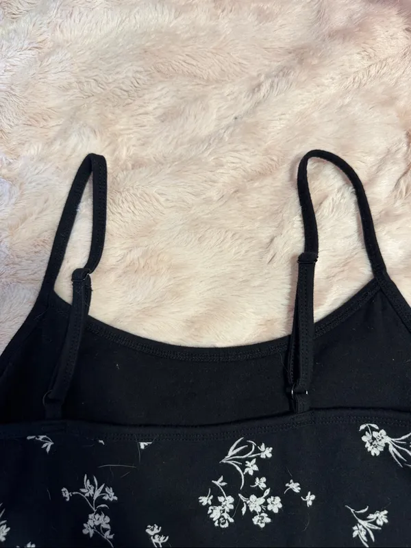 torrid Black‎ Floral Spaghetti-Strap Camisole - Image 4