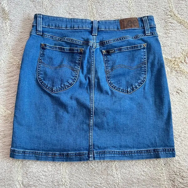 Lee Jean Skirt Blue Denim - Image 2