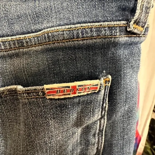J15. Hudson blue jeans with distressed details - Image 3