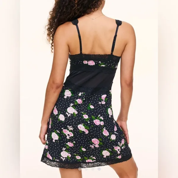 Adore Me Primrose Slip Dress Black Medium NWT IN PACKAGE - Image 9