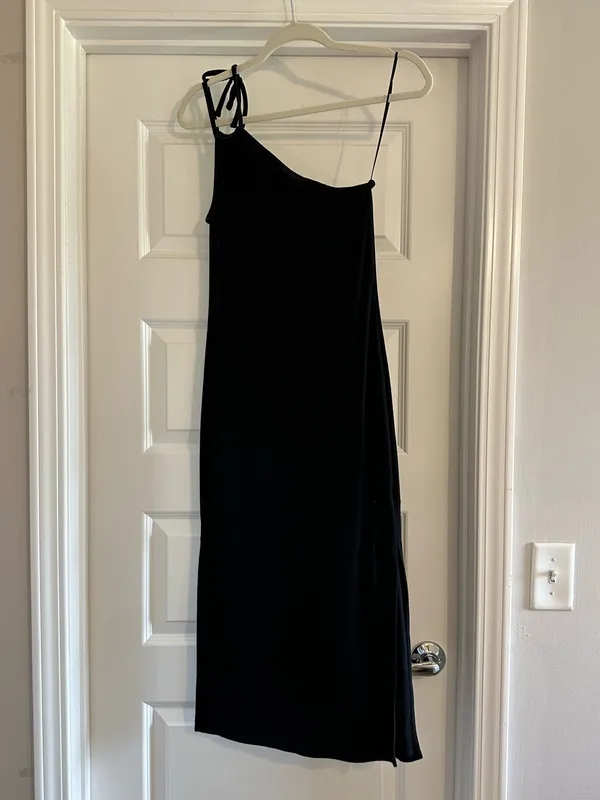 Black midi dress - Image 2