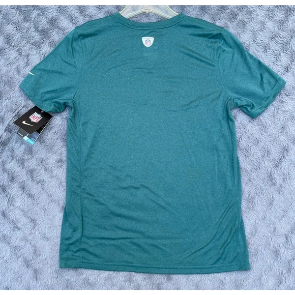 Philadelphia Eagles Nike Dri-Fit Tee Unisex Sz L (runs small)Green Graphic NFL - Image 4