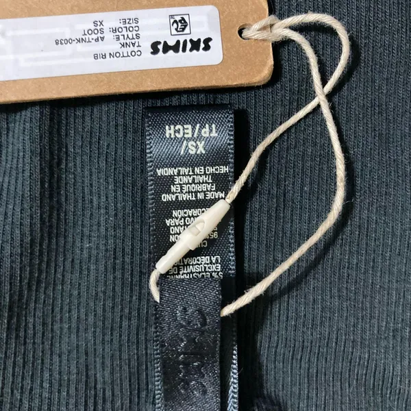 SKIMS Cotton Rib Tank Top XS - Image 4