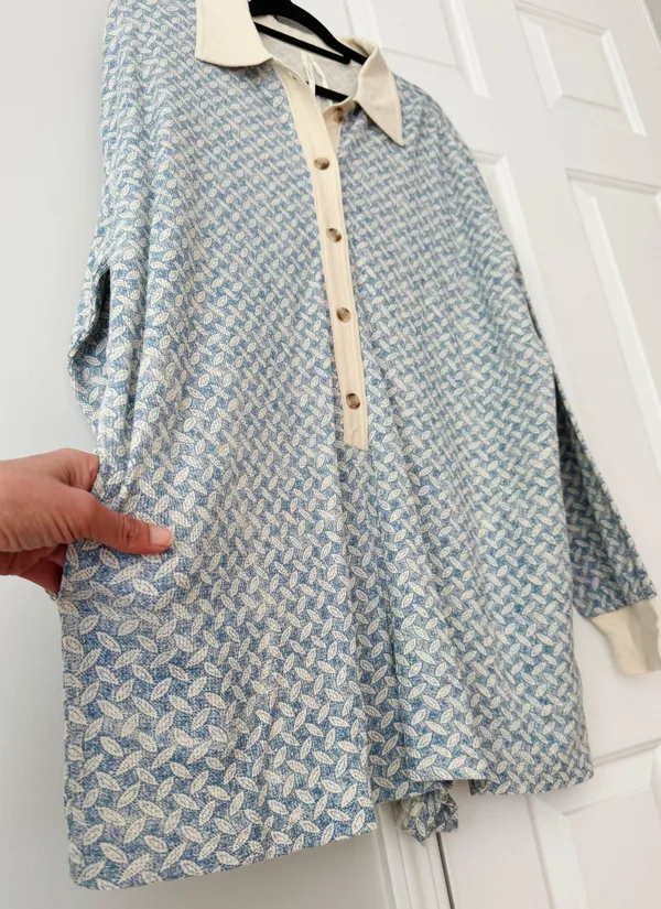 Anthropologie Waffle Cocoon Romper, Size XL - Image 8