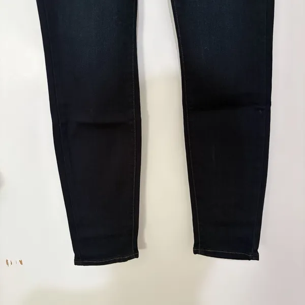 PAIGE Hoxton Ultra Skinny Jeans Vista Denim Women's 29 Dark Blue Wash High Rise - Image 3