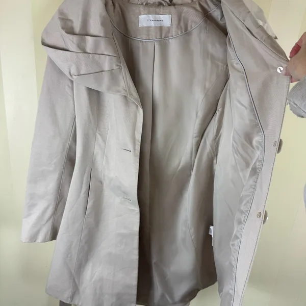 Tahari Cheryl Ottoman Trench Coat - Image 5
