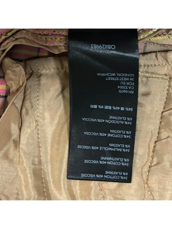 Anthropologie The Essential Slim Plaid High-Waisted Pants Size 2 - Image 10