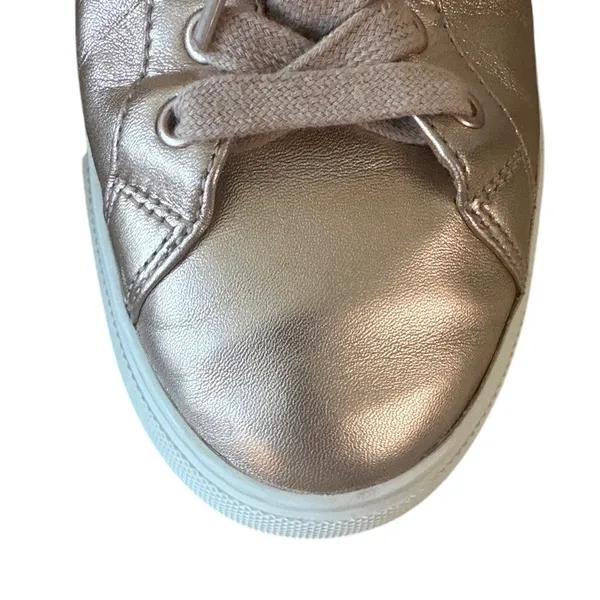 Tory Burch‎ Amalia Rose Gold Metallic Sneakers 8 - Image 8
