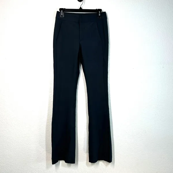 S Athleta All Ways High Rise Bootcut Pant Trouser Black 28" Inseam Stretch Small - Image 2