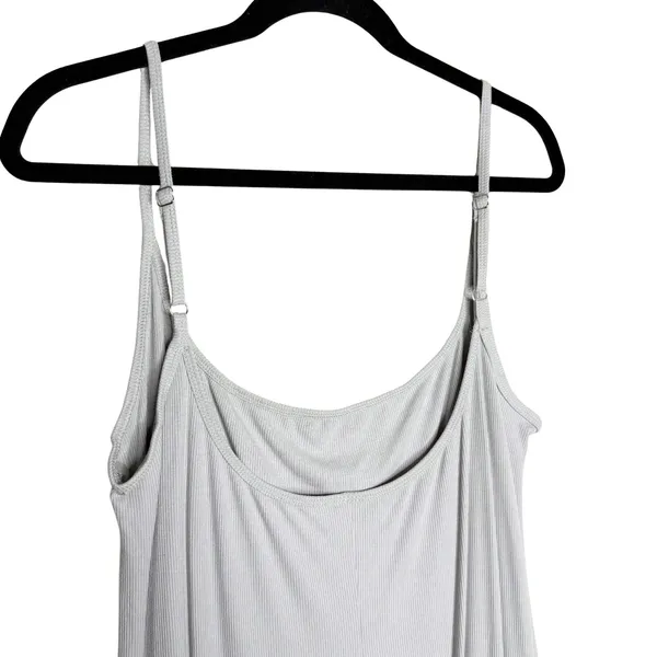 Wild Fable Ribbed Maxi Slip Dress Size XXL Gray Capsule Party Dinner Date Summer - Image 7