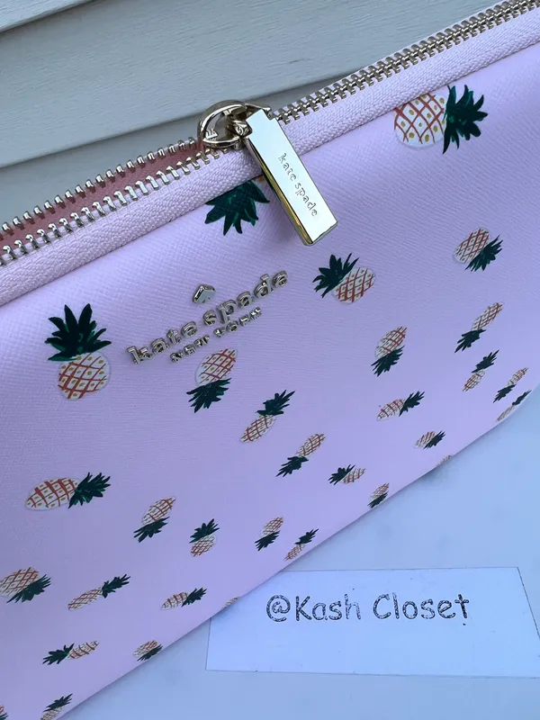 Kate Spade Staci Pineapple Printed Universal 15" Laptop Case Sleeve - Pink Multi - Image 7