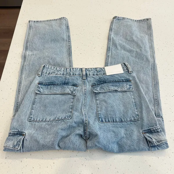 Aritzia Denim‎ Forum The '90s Edie Lo-Rise Cargo Jeans Size 25 - Image 5