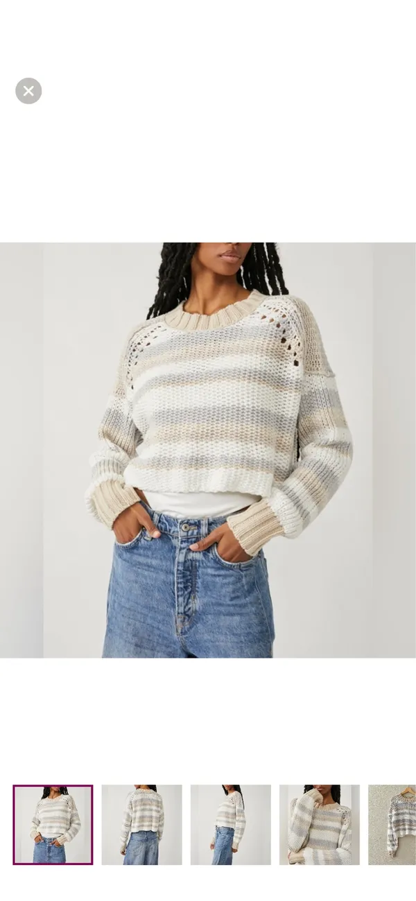 Free People Sweater Knit Chunky - Image 8