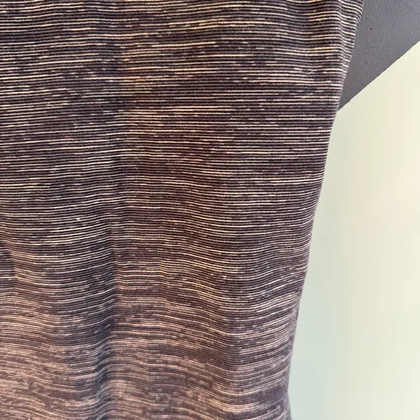 Lululemon Power Y Tank, Black Wee Stripe, Size 2, VGUC - Image 3