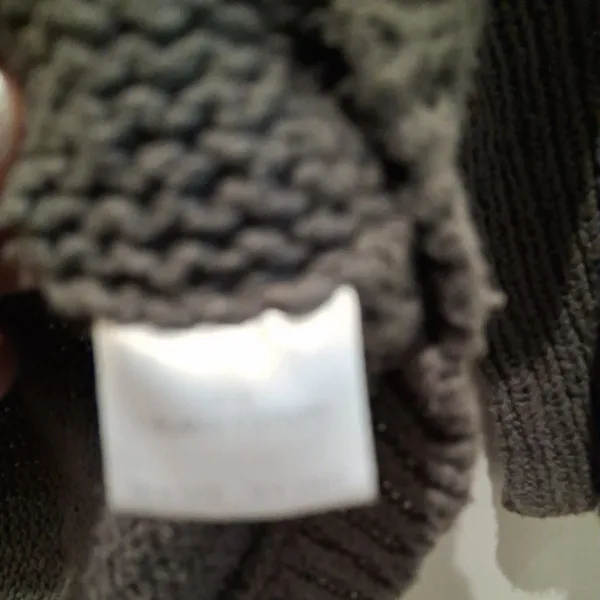 Eileen Fisher Knit Sweater Gray Pullover Chunky 100% Organic Cotton women size S - Image 7
