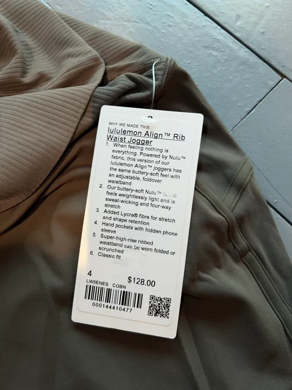 Align Super-High-Rise Ribbed-Waist Jogger - Image 4