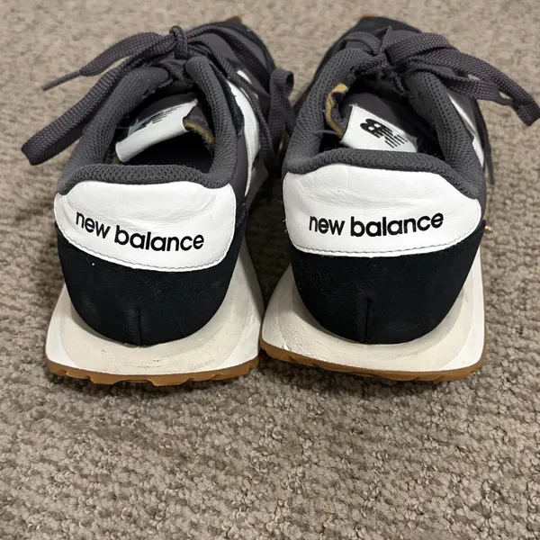 New Balance Charcoal and Black Sneakers - Image 3