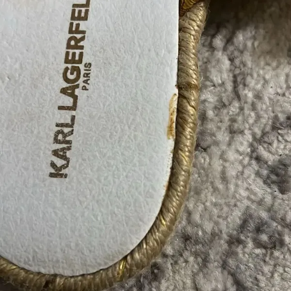 Karl Lagerfeld beaded stretch straps size 9 - Image 5