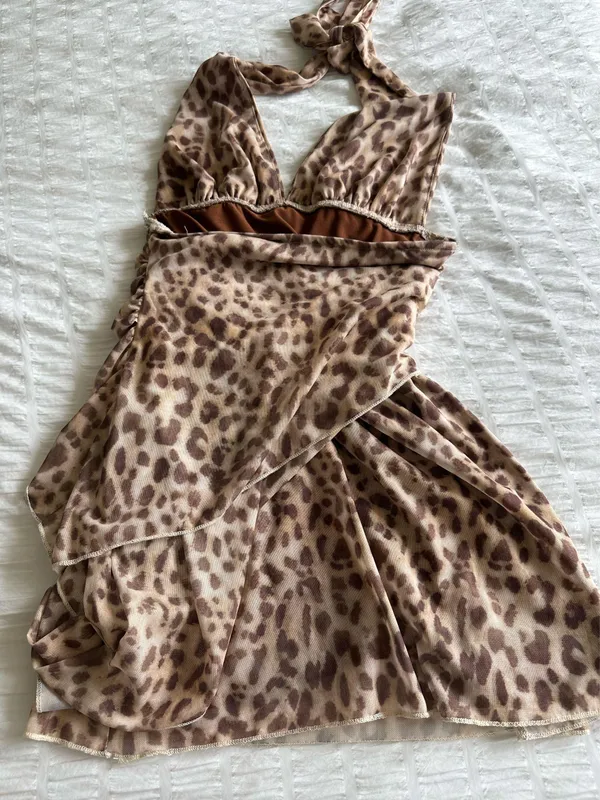 Leopard Print Dress - Image 2